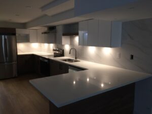 Modern Kitchen Renovation with Integrated Lighting